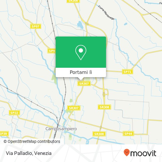 Mappa Via Palladio