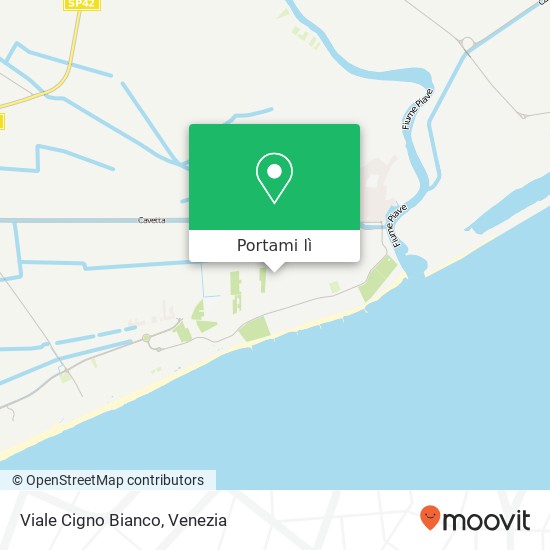 Mappa Viale Cigno Bianco