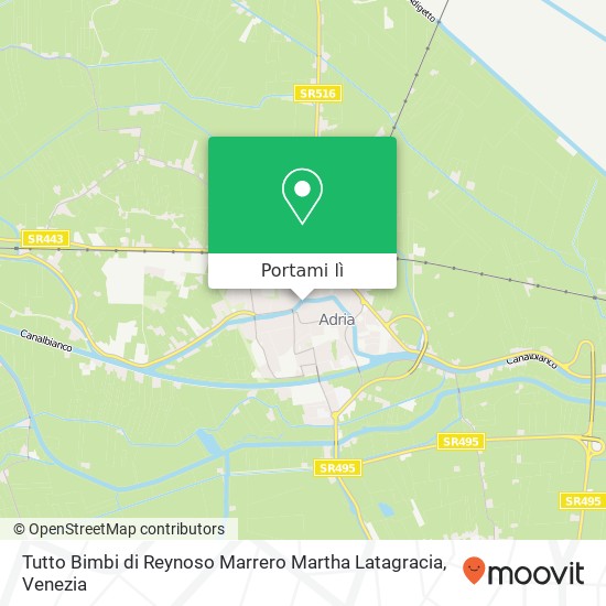 Mappa Tutto Bimbi di Reynoso Marrero Martha Latagracia, Corso Vittorio Emanuele II, 34 Adria