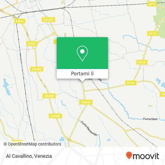 Mappa Al Cavallino, Via Castellana, 60 31023 Resana