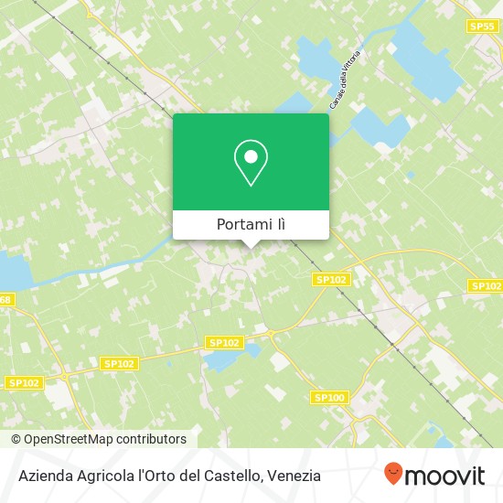Mappa Azienda Agricola l'Orto del Castello, Via Castello, 34 31040 Trevignano