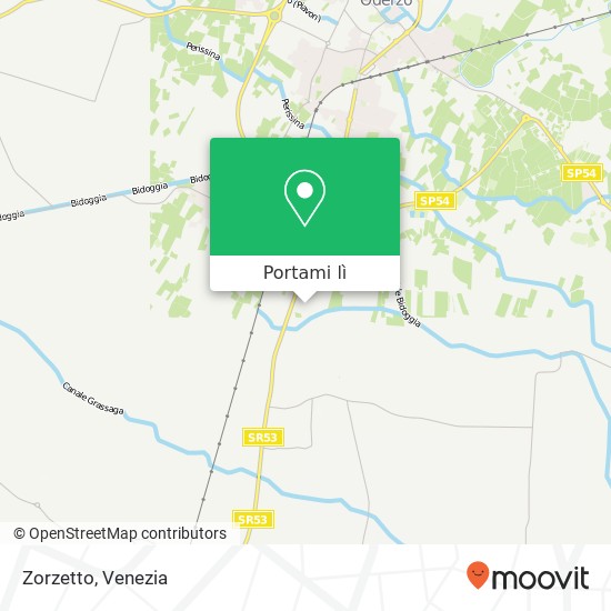 Mappa Zorzetto, Via Pezza Alta, 1 31046 Oderzo