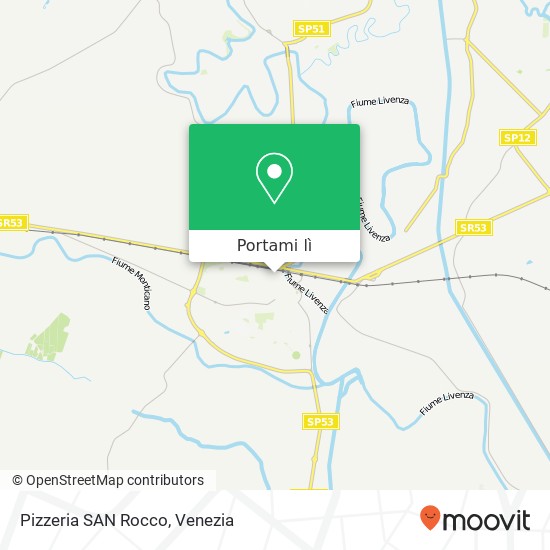 Mappa Pizzeria SAN Rocco, Via Garibaldino Tagliapietra 31045 Motta di Livenza