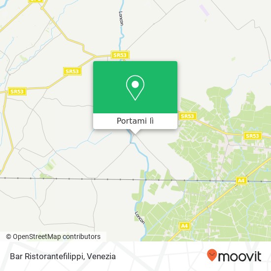 Mappa Bar Ristorantefilippi, Via Lison 30020 Pramaggiore