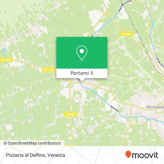 Mappa Pizzeria al Delfino, Via Monte Grappa 31031 Caerano di San Marco
