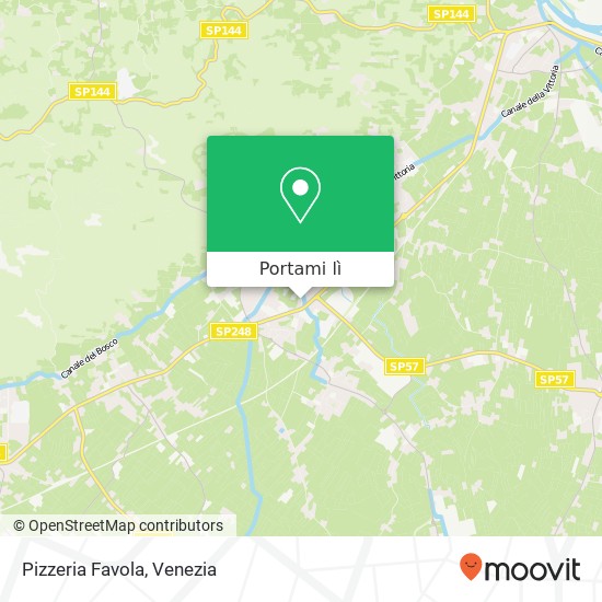 Mappa Pizzeria Favola, Viale della Vittoria 31040 Giavera del Montello