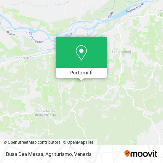 Mappa Busa Dea Messa, Agriturismo