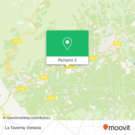 Mappa La Taverna, Via Molinetto, 23 31030 Borso del Grappa