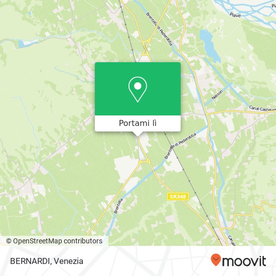 Mappa BERNARDI, Via Feltrina 31035 Crocetta del Montello