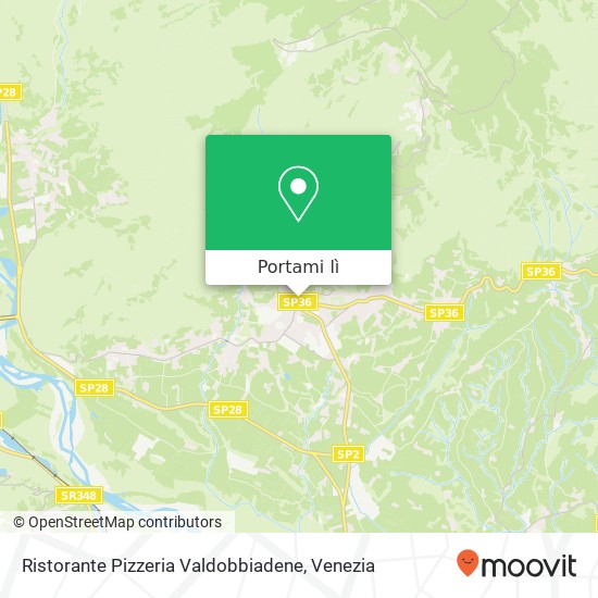 Mappa Ristorante Pizzeria Valdobbiadene, Via Mazzolini, 21 31049 Valdobbiadene