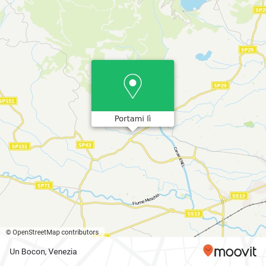 Mappa Un Bocon, Via Vittorio Veneto, 5 33070 Caneva