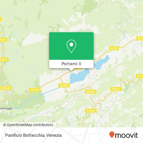 Mappa Panificio Bottecchia, Via Guglielmo Marconi, 43 31020 Revine Lago