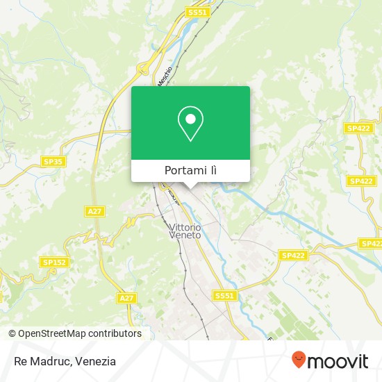 Mappa Re Madruc, Piazza Pieve di Bigonzo, 3 31029 Vittorio Veneto