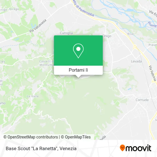 Mappa Base Scout "La Ranetta"