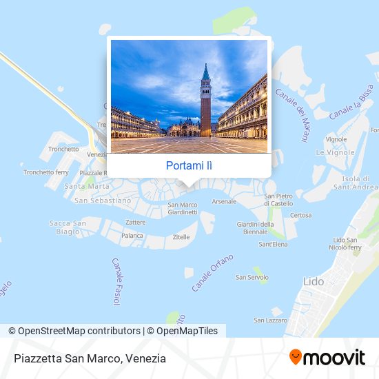 Mappa Piazzetta San Marco