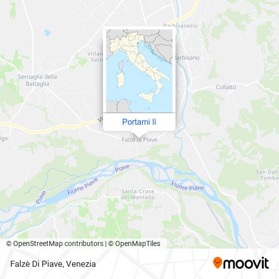 Mappa Falzè Di Piave