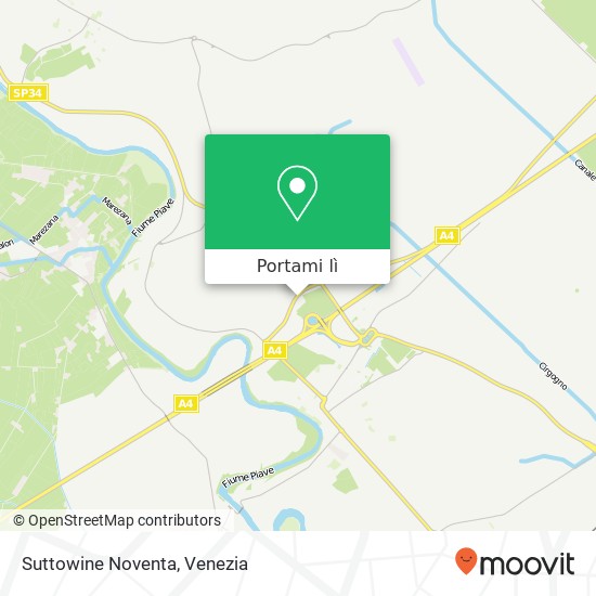 Mappa Suttowine Noventa