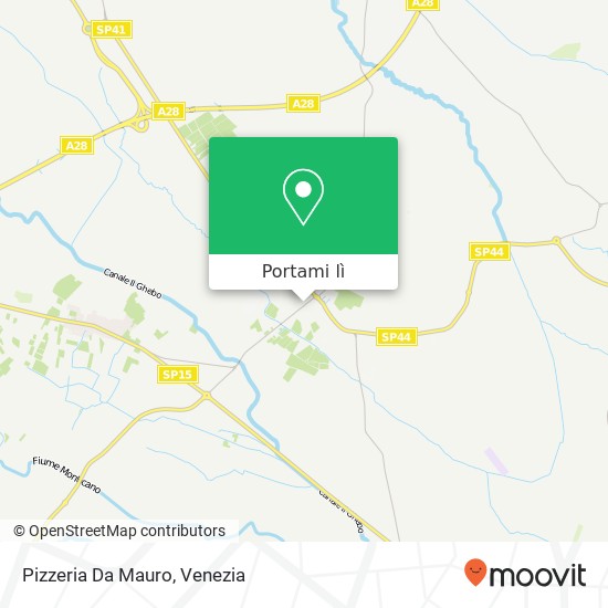 Mappa Pizzeria Da Mauro