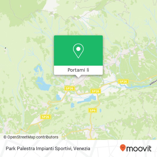 Mappa Park Palestra Impianti Sportivi