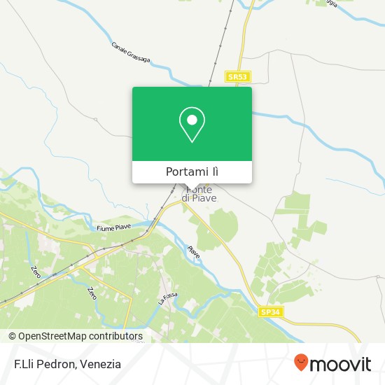 Mappa F.Lli Pedron