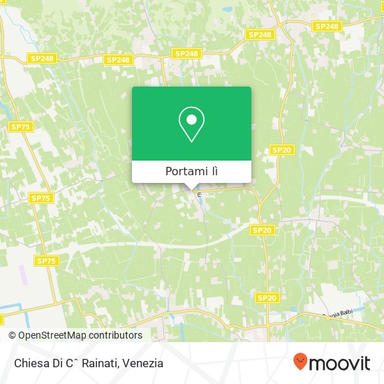 Mappa Chiesa Di Cˆ Rainati