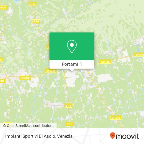 Mappa Impianti Sportivi Di Asolo