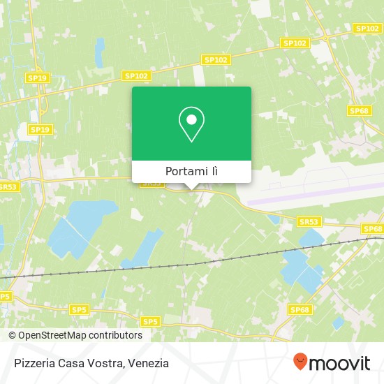 Mappa Pizzeria Casa Vostra