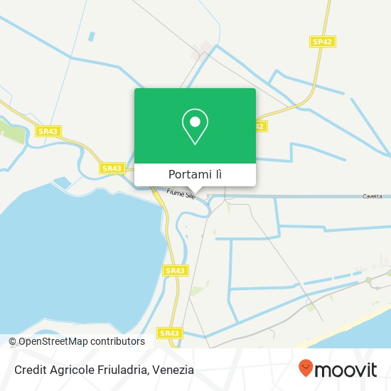 Mappa Credit Agricole Friuladria