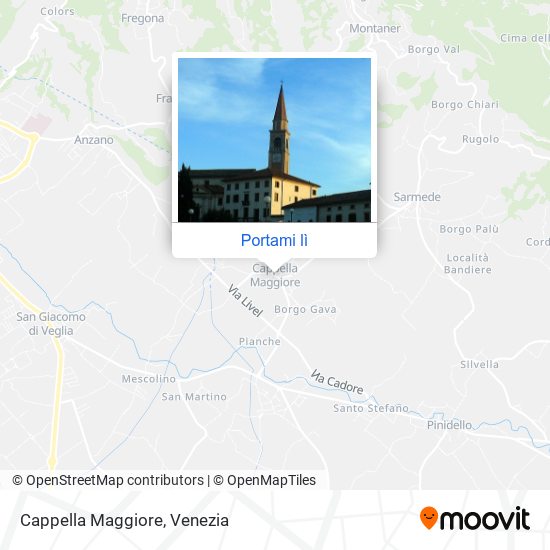 Mappa Cappella Maggiore
