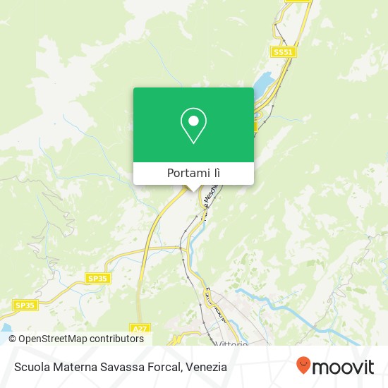 Mappa Scuola Materna Savassa Forcal