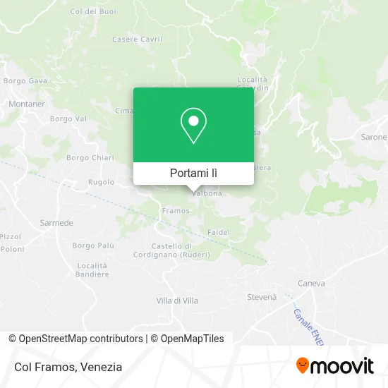 Mappa Col Framos