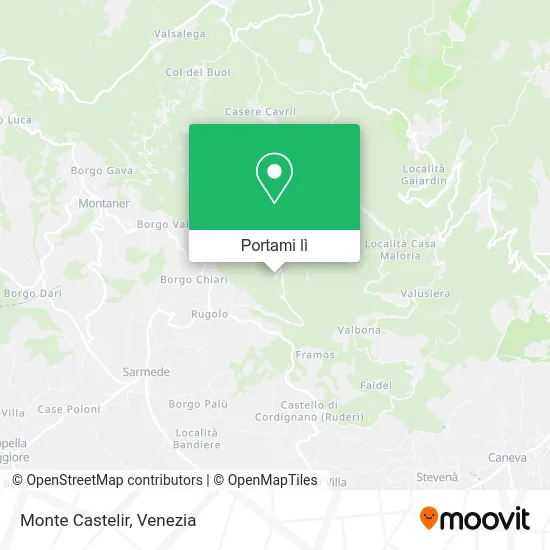 Mappa Monte Castelir