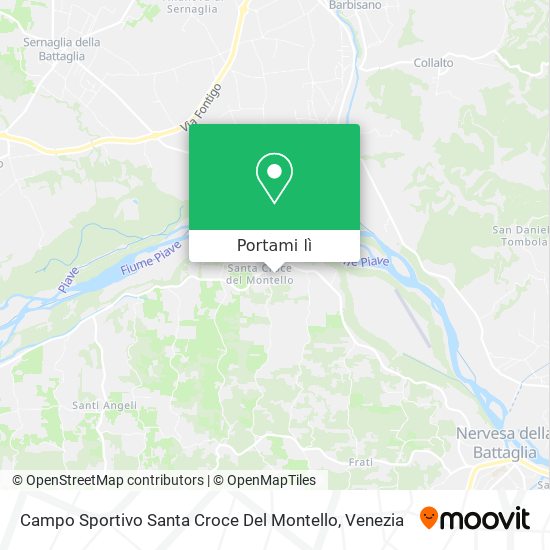 Mappa Campo Sportivo Santa Croce Del Montello