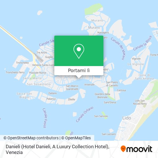 Mappa Danieli (Hotel Danieli, A Luxury Collection Hotel)
