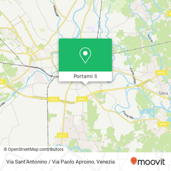 Mappa Via Sant'Antonino / Via Paolo Aproino