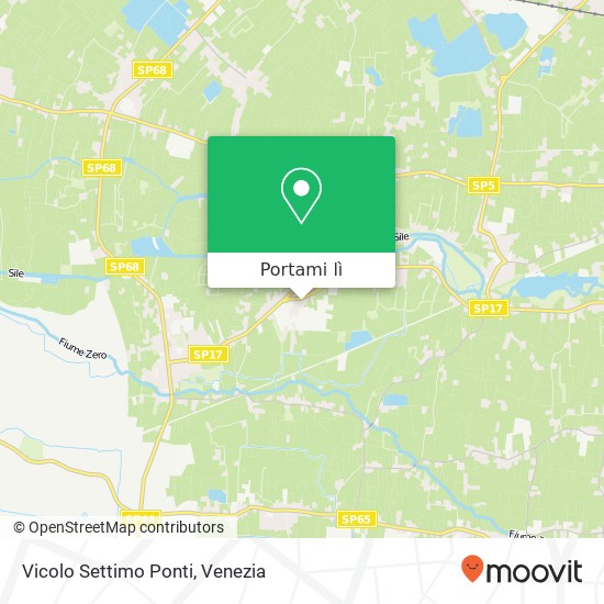 Mappa Vicolo Settimo Ponti