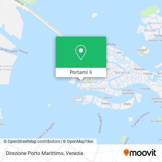 Mappa Direzione Porto Marittimo
