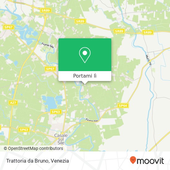 Mappa Trattoria da Bruno