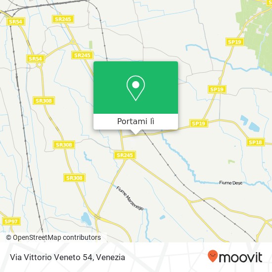 Mappa Via Vittorio Veneto 54