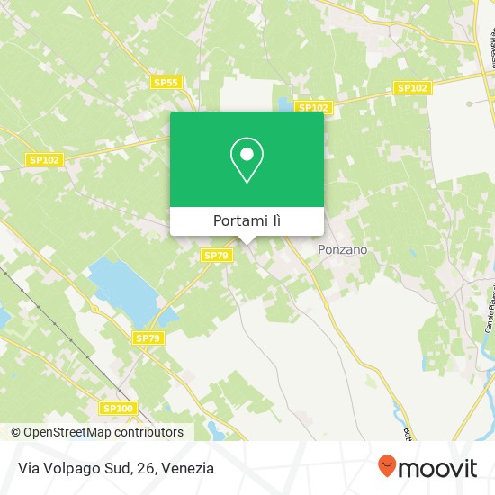 Mappa Via Volpago Sud, 26
