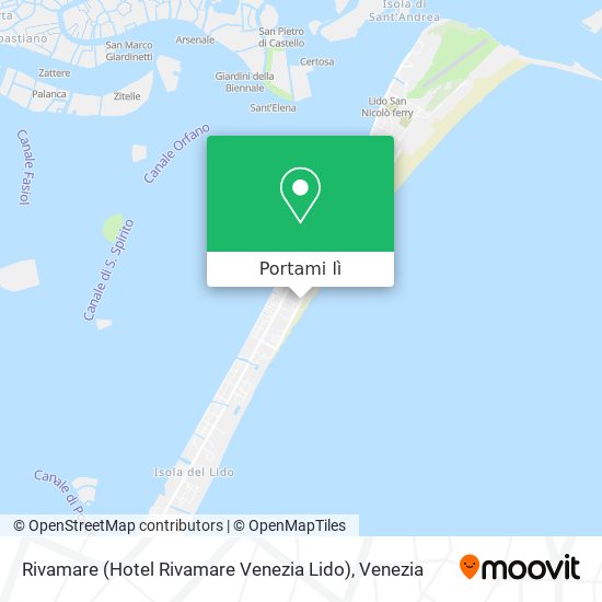 Mappa Rivamare (Hotel Rivamare Venezia Lido)