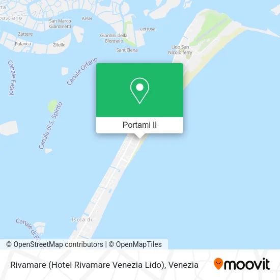 Mappa Rivamare (Hotel Rivamare Venezia Lido)