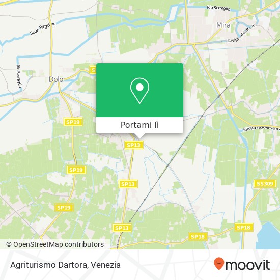 Mappa Agriturismo Dartora