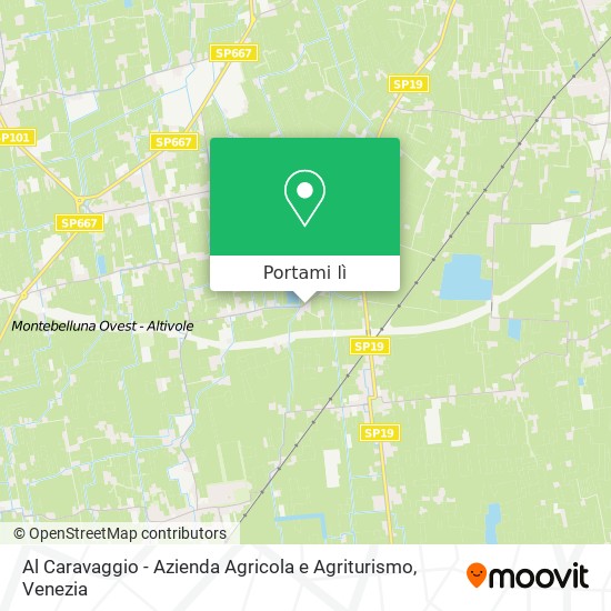 Mappa Al Caravaggio - Azienda Agricola e Agriturismo