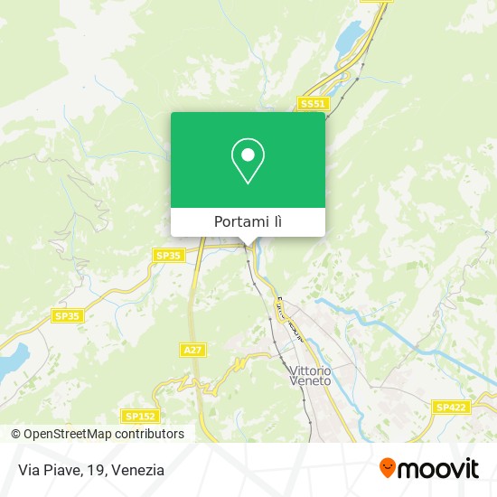 Mappa Via Piave, 19