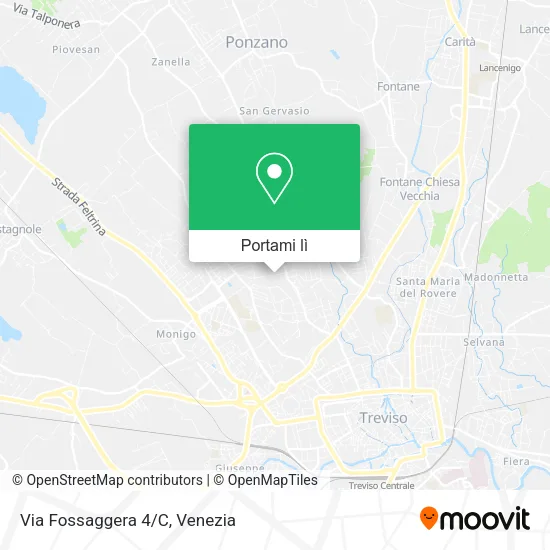 Mappa Via Fossaggera 4/C