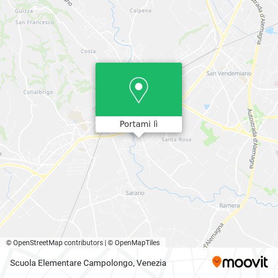 Mappa Scuola Elementare Campolongo