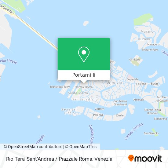 Mappa Rio Tera' Sant'Andrea / Piazzale Roma