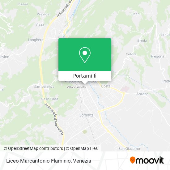 Mappa Liceo Marcantonio Flaminio