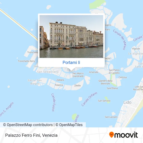 Mappa Palazzo Ferro Fini